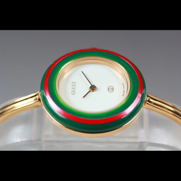 VINTAGE RARE 14k Gold! GUCCI! All the RAGE! Collectors Watch Bracelet - Picture 3 of 7